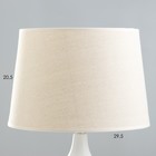 Настольная лампа "Омоле" E27 40Вт белый 30х30х47,5 см RISALUX - фото 23374107