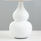 Настольная лампа "Омоле" E27 40Вт белый 30х30х47,5 см RISALUX - фото 23374108