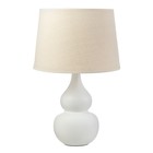 Настольная лампа "Омоле" E27 40Вт белый 30х30х47,5 см RISALUX - фото 23374110