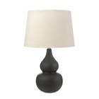 Настольная лампа "Омоле" E27 40Вт черный 30х30х47,5 см RISALUX - фото 23374116