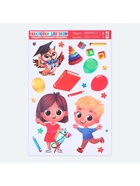 Наклейки витражные «Выпускной в детском саду», 33×50.5 см - Фото 4