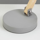 Настольная лампа «Бенд» Е14 40 Вт серый 22×14×42 см RISALUX - Фото 3