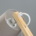 Настольная лампа «Бенд» Е14 40 Вт серый 22×14×42 см RISALUX - Фото 5