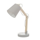 Настольная лампа «Бенд» Е14 40 Вт серый 22×14×42 см RISALUX - Фото 8