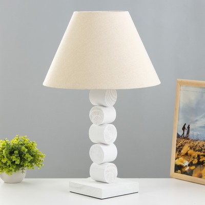 Настольная лампа «Бим» Е27 40 Вт белый 35×35×56 см RISALUX