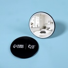 Зеркало «QF», d = 7 см, цвет чёрный - фото 8513794