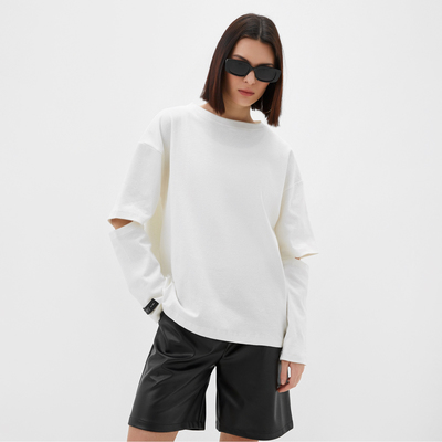 Лонгслив MIST: Base, размер 46-48 (L-XL), молочный