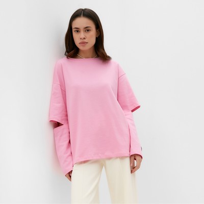 Лонгслив MIST: Base, размер 42-44 (S-M), розовый