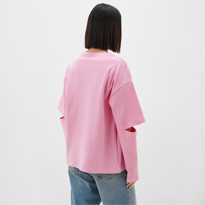 Лонгслив MIST: Base, размер 42-44 (S-M), розовый