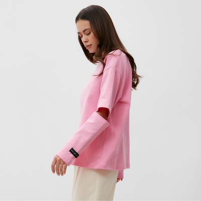 Лонгслив MIST: Base, размер 42-44 (S-M), розовый