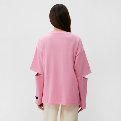 Лонгслив MIST: Base, размер 42-44 (S-M), розовый