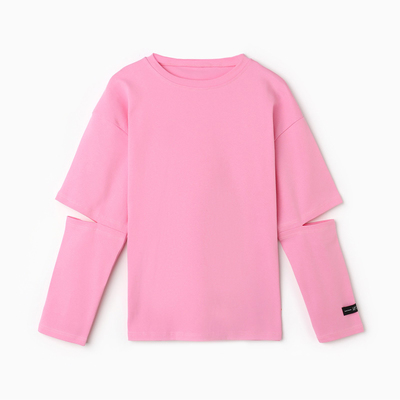 Лонгслив MIST: Base, размер 42-44 (S-M), розовый