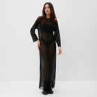 Платье-сетка женское MIST, размер L-XL, цвет чёрный - Фото 4