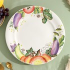 Тарелка большая "Овощи", 30 х 2,5 см, Обухова Л. Н. - фото 23465960