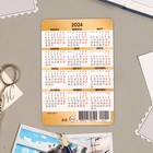 Календарь карманный "Новогодний" 2024 год, 9,5х6,5 см, МИКС (комплект 12 шт) - фото 25634930