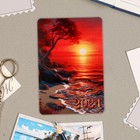 Календарь карманный "Природа" 2024 год, 9,5х6,5 см, МИКС (комплект 12 шт) - фото 25634948