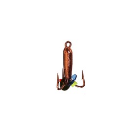 Мормышка Чертик (гальваника медь), вес 0.3 г, размер 2