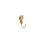 Мормышка Капля (гальваника золото), вес 0.8 г, размер 4 - фото 11794416