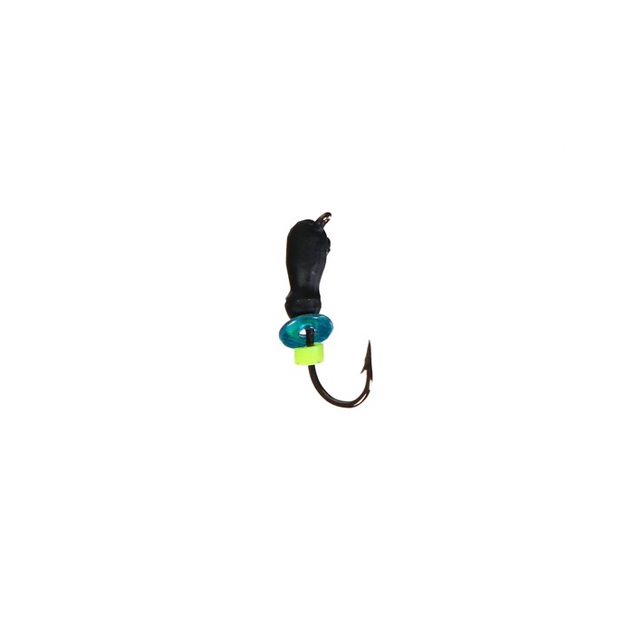 Мормышка Муравей, вес 0.2 г, размер 2, чёрная - Фото 1