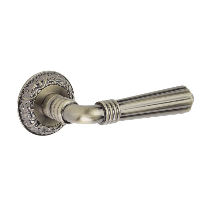 Комплект раздельных ручек АЛЛЮР АРТ «ЭМИТА» AB (К3600), цвет старинная бронза