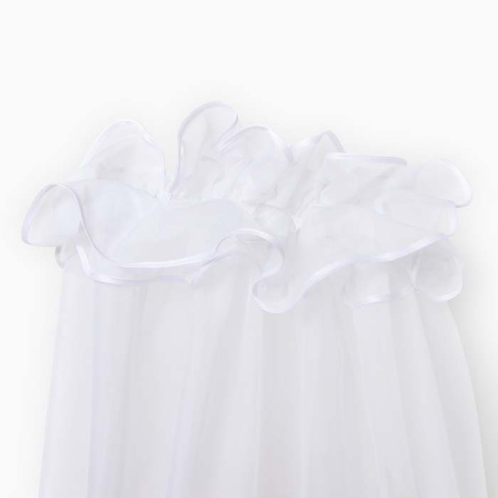 Балдахин "Эдельвейс", размер 150х300 см, цвет белый - фото 1891810401