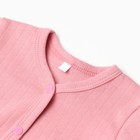 Боди с длинным рукавом, цвет розовый, рост 68 см - фото 23364459