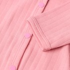 Боди с длинным рукавом, цвет розовый, рост 68 см - фото 23364460