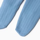 Ползунки с широким поясом, цвет синий, рост 56 см - Фото 3