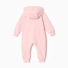Комбинезон детский, цвет пыльная роза, рост 68 см - фото 23445827