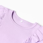 Лонгслив детский, цвет сиреневый, рост 104 см - фото 23364613