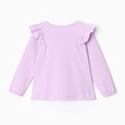 Лонгслив детский, цвет сиреневый, рост 104 см - фото 23364615