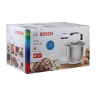 Кухонная машина Bosch MUMS2EW40, 700 Вт, 3.8 л, 4 скорости, 3 насадки, бело-серая - фото 51497522 Кухонная машина Bosch MUMS2EW40, 700 Вт, 3.8 л, 4 скорости, 3 насадки, бело-серая - фото 51497522