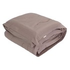 Одеяло, размер 155х220 см, цвет шоколад - фото 2187853