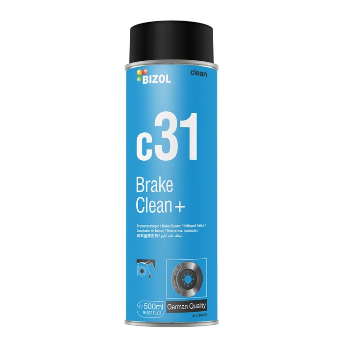 Очиститель тормозов BIZOL Brake Clean + C31, 500 мл - Фото 1