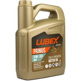 Масло моторное LUBEX PRIMUS MV 5W-30 CF/SL A3/B4, синтетическое, 5 л