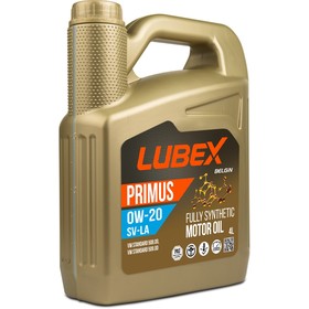Масло моторное LUBEX PRIMUS SV-LA 0W-20, синтетическое, 4 л