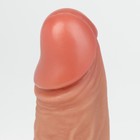 Вибратор реалистичный, фрикции, 10 режимов, нагрев 39 °С, пульт ДУ, 23×4.2 см, телесный - Фото 6