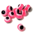 Бусина «Глаз» круглый, 1×1×1 см, (набор 10 шт.), цвет розовый - фото 320778114