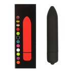 Вибратор вибропуля, ABS-пластик, софт-силикон 10 режимов, 9 см, черный - Фото 2