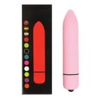Вибратор вибропуля, ABS-пластик, софт-силикон 10 режимов, 9 см, розовый - Фото 2