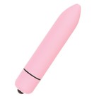 Вибратор вибропуля, ABS-пластик, софт-силикон 10 режимов, 9 см, розовый - Фото 1