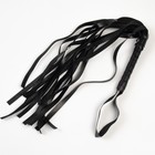 Эротический БДСМ набор с черным кружевом, чёрный, экокожа, 9 предметов - Фото 13