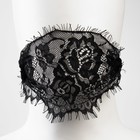 Эротический БДСМ набор с черным кружевом, чёрный, экокожа, 9 предметов - Фото 14