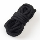 Эротический БДСМ набор с белым кружевом, чёрный, экокожа, 9 предметов - Фото 15