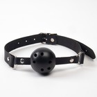 Эротический БДСМ набор с белым кружевом, чёрный, экокожа, 9 предметов - Фото 11