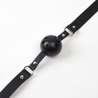 Эротический БДСМ набор с белым кружевом, чёрный, экокожа, 9 предметов - Фото 12