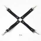 Эротический БДСМ набор чёрный, 11 предметов - Фото 8