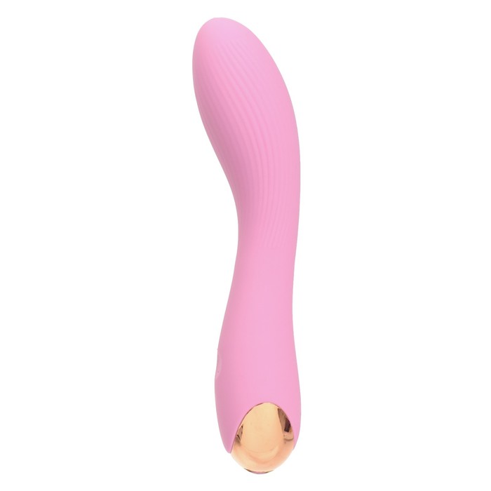 Вибратор со стимуляцией точки G, 18×3.8 см, розовый - Фото 1