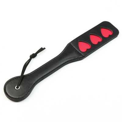 Шлёпалка БДСМ «Красные сердца», ПВХ, 38×5 см