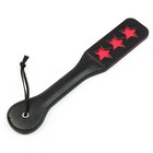 Шлёпалка БДСМ «Звезды», черная, ПВХ, 38×5 см - Фото 8